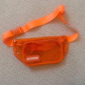 Dunkin’ Orange Clear Belt Bag / Fanny Pack